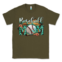 Army Green Baseboll Mom Classic Tee - Bettercallsaul