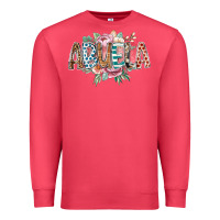 Cardinal abuela flowers Premium Sweatshirt - RacoonDesign