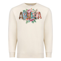 Sandshell abuela flowers Premium Sweatshirt - RacoonDesign