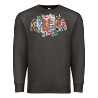 Smoke abuela flowers Premium Sweatshirt - RacoonDesign