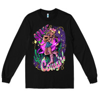 Black Space cowgirl Long Sleeve Tee - HowdyJamesFarm