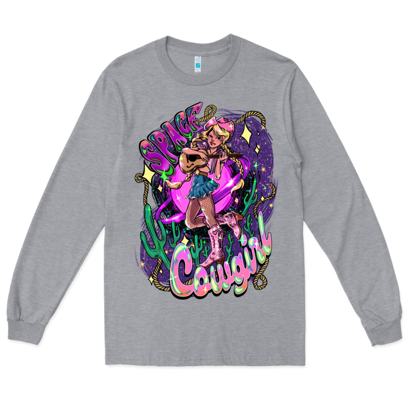 Space Cowgirl Long Sleeve Tee by HowdyJamesFarm | Teevron