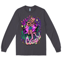 Smoke Space cowgirl Long Sleeve Tee - HowdyJamesFarm