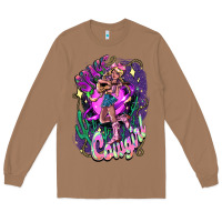 Toasted Coconut Space cowgirl Long Sleeve Tee - HowdyJamesFarm