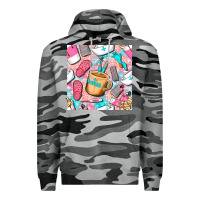 Slate Camo hospital nurse coffee cups with leopard seamless pattern bbs Premium Hoodie - BundleAndBundleShop