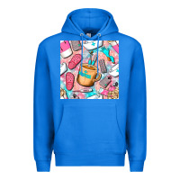 True Royal hospital nurse coffee cups with leopard seamless pattern bbs Premium Hoodie - BundleAndBundleShop