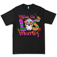 Black dia de los muertos Premium Tee - MaliasSmallBusiness
