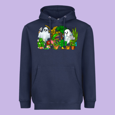 Spooky Plants Heavyweight Hoodie Designed By Cowhidedigitalart