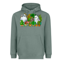 Sage Spooky Plants Heavyweight Hoodie - CowhideDigitalArt