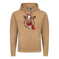 Vintage Camel christmas scarf heifer Vintage Hoodie - RanaPortraitStore