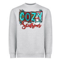 Heather Grey cozy season Heavyweight Sweatshirt - OliviaCreatesArt
