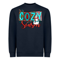 Navy cozy season Heavyweight Sweatshirt - OliviaCreatesArt