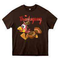 Chocolate Brown Thanksgiving family Heavy Core Tee - tuanDangUi