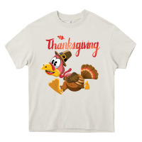 Cream Thanksgiving family Heavy Core Tee - tuanDangUi