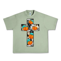 Oil Green pumpkin cross Urban Heavy Tee - JahusDesignShop