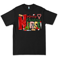 Black merry christmas nurse Premium Tee - MaliasSmallBusiness