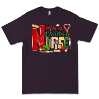Plum merry christmas nurse Premium Tee - MaliasSmallBusiness