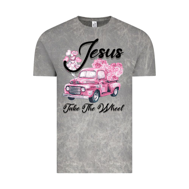 Leopard Floral Pink Car Jesus Take The Wheel Vintage Tee by Bettercallsaul | Teevron