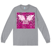 Heather Grey love angel Long Sleeve Tee - TumblerDesignByShophia