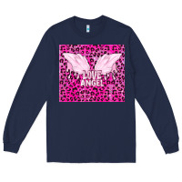 Navy love angel Long Sleeve Tee - TumblerDesignByShophia