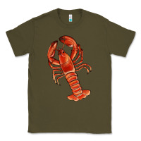 Army Green crawfish Classic Tee - RanaPortraitStore