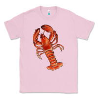 Bubblegum Pink crawfish Classic Tee - RanaPortraitStore