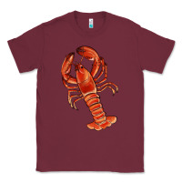 Burgundy crawfish Classic Tee - RanaPortraitStore