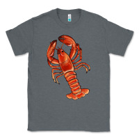 Charcoal Heather crawfish Classic Tee - RanaPortraitStore