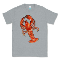 Heather Grey crawfish Classic Tee - RanaPortraitStore