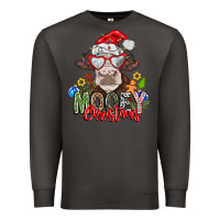 Smoke Mooey Christmas Premium Sweatshirt - CowhideDigitalArt