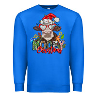 True Royal Mooey Christmas Premium Sweatshirt - CowhideDigitalArt