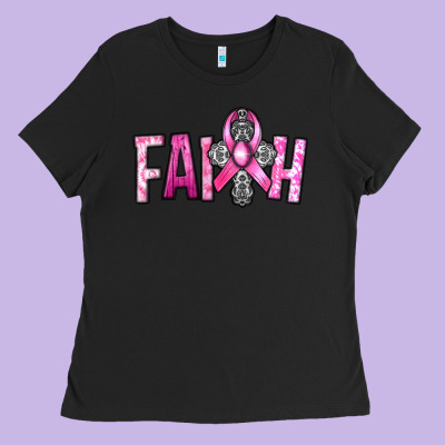 Horseshoe With Roses And Cross Ladies Tee Designed By Ranaportraitstore