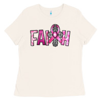 Bone horseshoe with roses and cross Ladies Tee - RanaPortraitStore