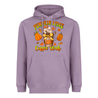Lavender pumpkin spice coffee club Heavyweight Hoodie - CowhideDigitalArt