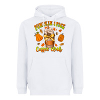 White pumpkin spice coffee club Heavyweight Hoodie - CowhideDigitalArt