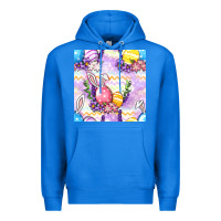 True Royal Easter Eggs With Flowers Seamless Pattern Premium Hoodie - BundleAndBundleShop