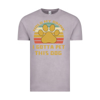 Vintage Zinc Hold My Drink I Gotta Pet This Dog Vintage Tee - Bettercallsaul
