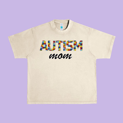 Autism Mom Urban Heavy Tee Designed By Bettercallsaul