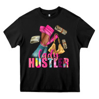 Black lady hustler afro high heels Heavy Core Tee - NancyCooperArtShop