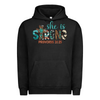 Pigment Black she is strong Urban Hoodie - Artiststas