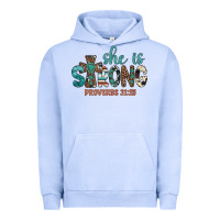 Pigment Grape Ice she is strong Urban Hoodie - Artiststas