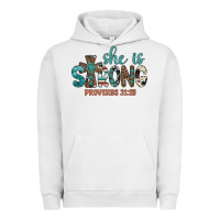 Pigment Lunar Rock she is strong Urban Hoodie - Artiststas