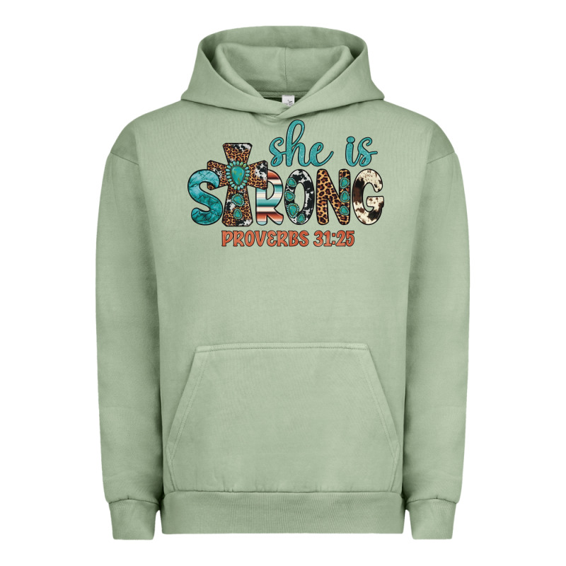 She Is Strong Urban Hoodie by Artiststas | Teevron
