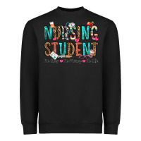 Black nursing student no sleep no money no life Heavyweight Sweatshirt - OliviaCreatesArt
