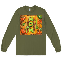 Army Green fall mom mother's day Long Sleeve Tee - TumblerDesignByShophia