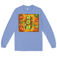 Colony Blue fall mom mother's day Long Sleeve Tee - TumblerDesignByShophia