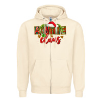 Sandshell christmas auntie claus Zipper Hoodie - FaDigitalArtStudio