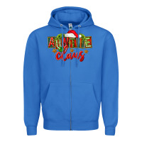 True Royal christmas auntie claus Zipper Hoodie - FaDigitalArtStudio