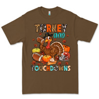 Cacao turkey and touchdowns Premium Tee - MaliasSmallBusiness
