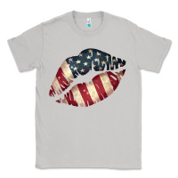 Moon Dust Vintage American Flag Lips Classic Tee - Bettercallsaul